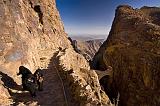 The old stone bridge, Shahara, Yemen